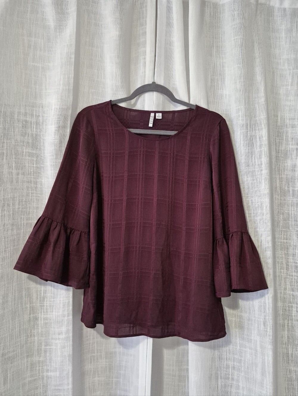 Elle Burgundy Blouse